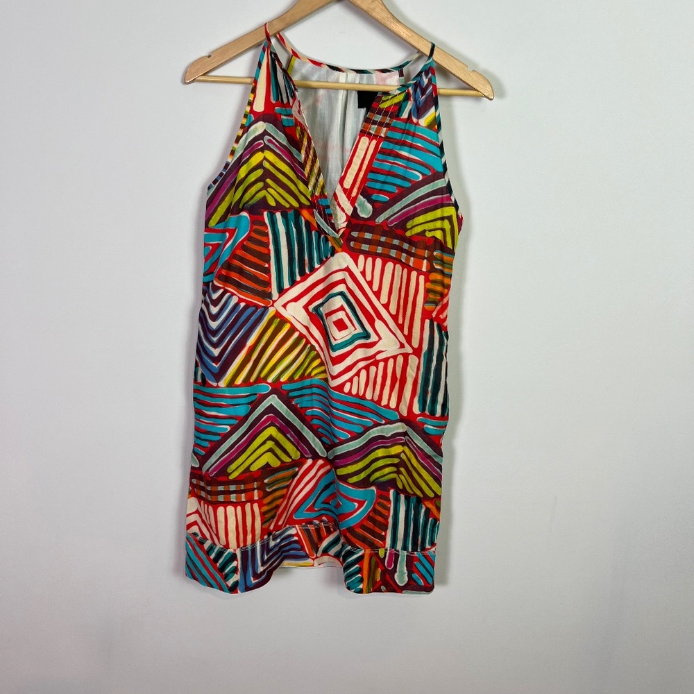 J. Crew Collection Colorful Racerback Dress
